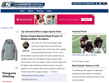Tablet Screenshot of hostmaster.oursportscentral.com